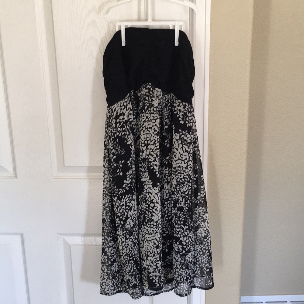 Express strapless dress